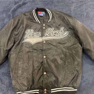 New York Black Bomber Jacket